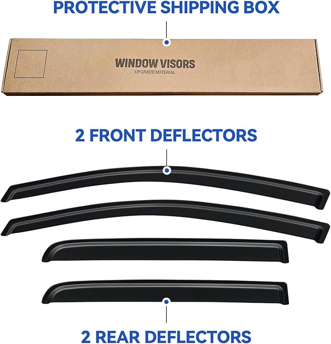 Window Visors Rain Guards Shield
