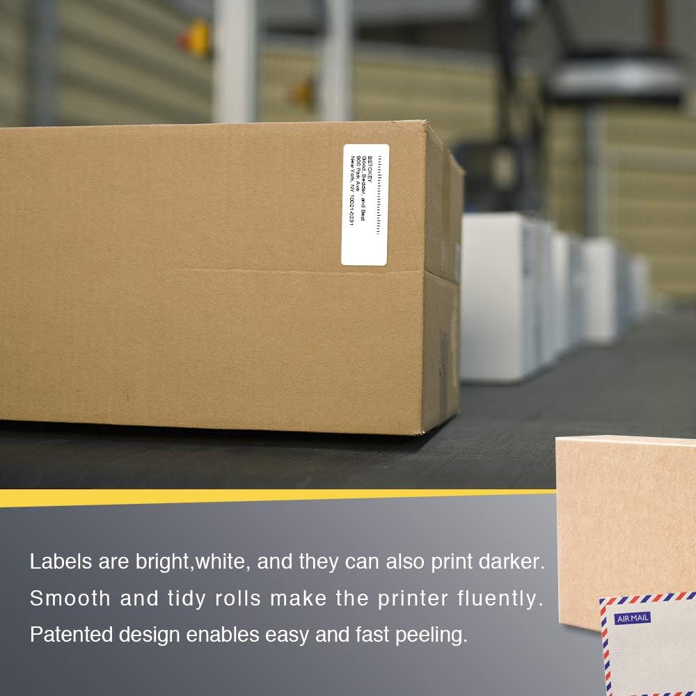 BETCKEY - 2.625" x 1" (67 mm x 25 mm) Thermal Labels, [10 Roll/2000...