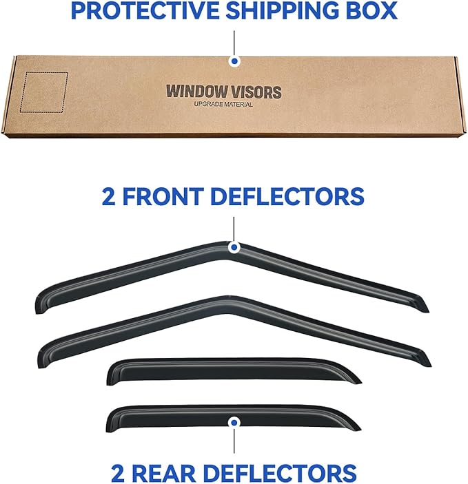 Window Visors Rain Guards Shield