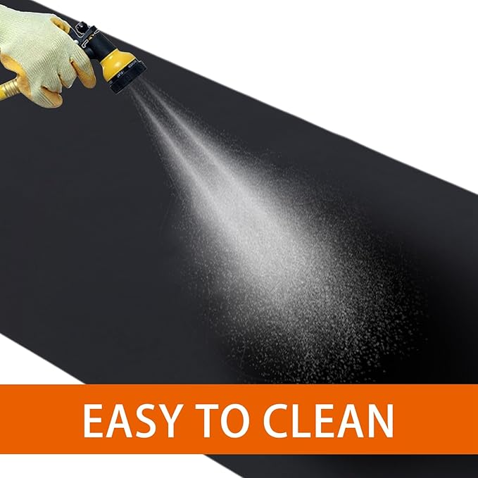 Motorcycle Mat 98 x 31 Inch Garage Floor Rug Washable Parking Mats