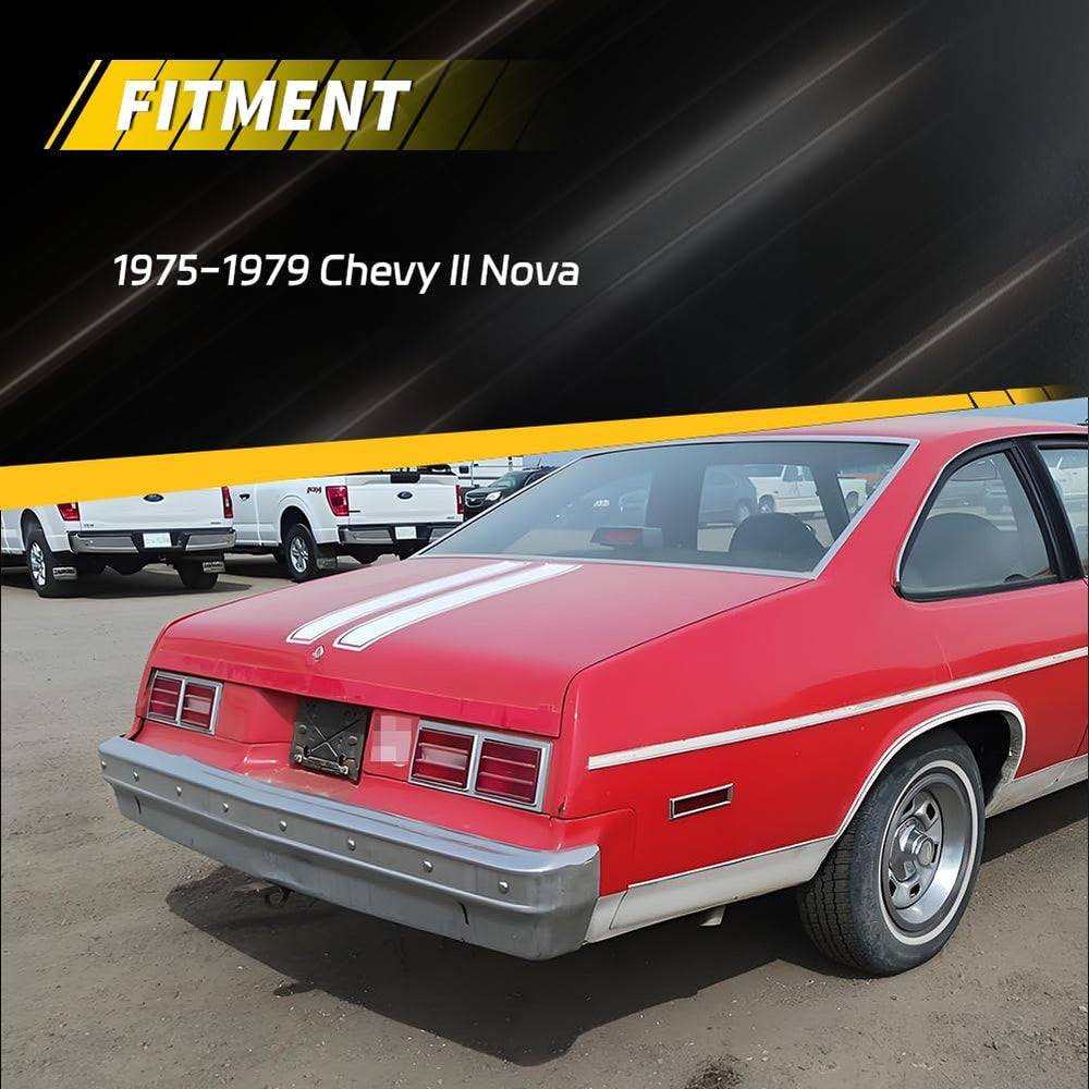 Tail Light Lamp Lens Compatible with Chevy II Nova 1975 1976 1977 1978 1979, ...