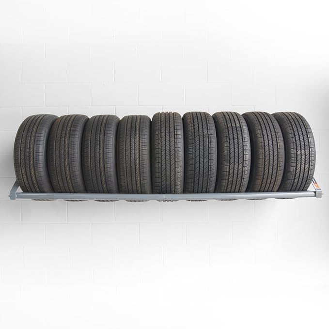 Martins Industries Wall-Mount Tire Rack – Heavy-Duty Steel Storage