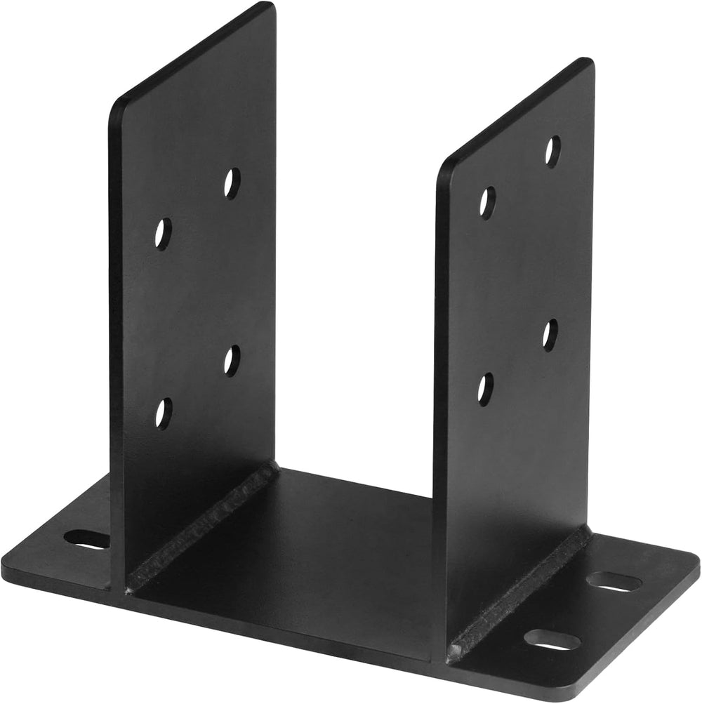 2 PCS 6x6 Post Base, Heavy Duty Concrete Post Anchor Bracket for Pole Barns