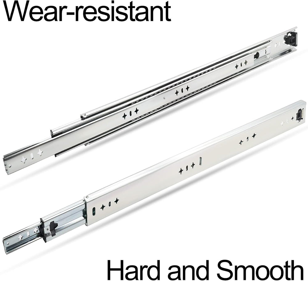 1 Pair 34 Inch 260 Lb Capacity Heavy Duty Drawer Slides(with Stainless Screws...