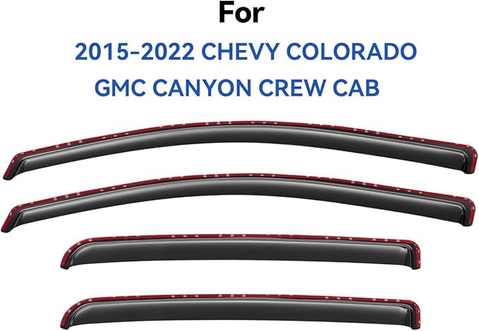 in-Channel Window Visors Rain Guards