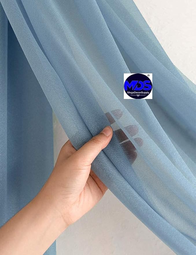 MDS Halloween Chiffon Draping Fabric - 2 Panel, 30" Wide x 100ft Long - ...