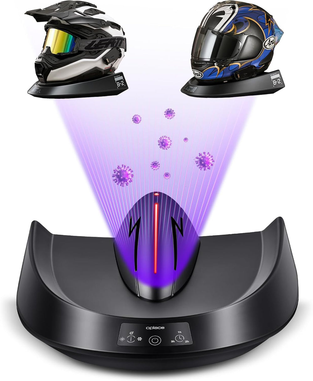 Motorcycle Helmet Dryer & Deodorizer Purification System-Fan Heater