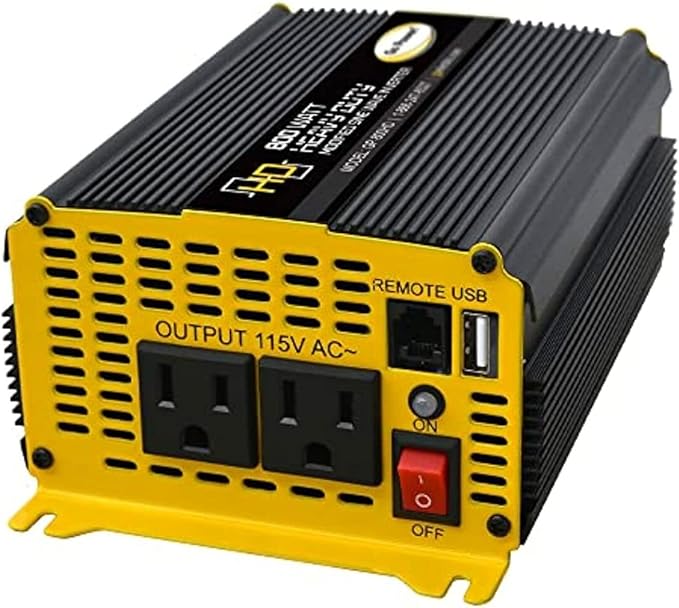 Go Power 80175 GP-800HD 800 Watt Heavy-Duty Modified Sine Wave Inverter