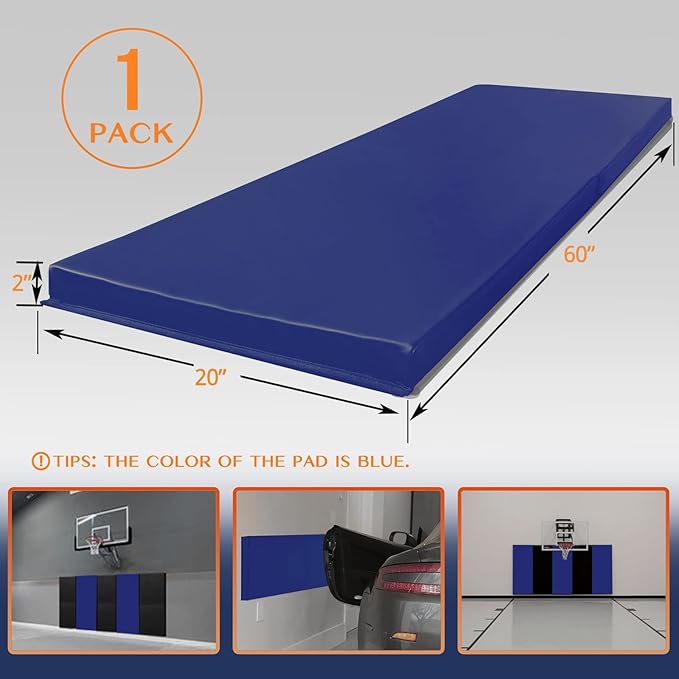 PROGOAL 2"/4" Thick Foam Protection Wall Pad，Gym Basketball-Court