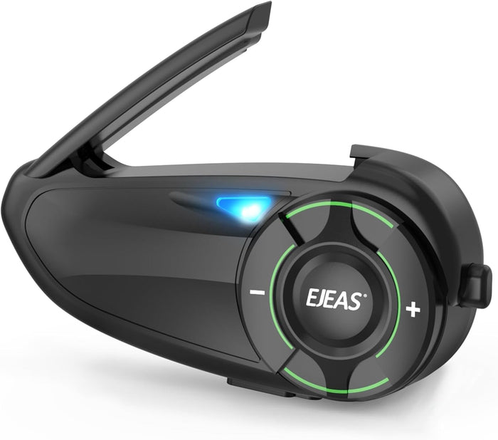 Q8 Motorcycle Helmet Bluetooth Intercom Headset, 230hours Standby, 6 Riders