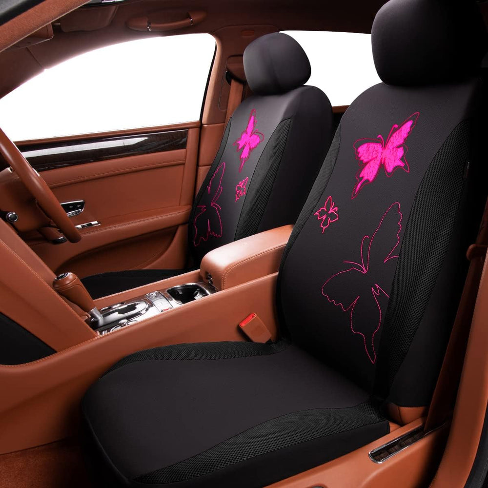 Flying Banner Butterfly car seat Covers ful Set Fashion Universal Lady Woman ...