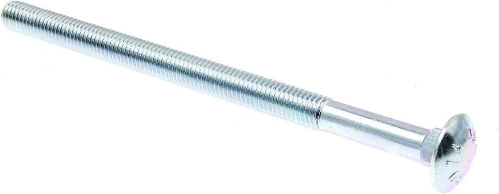 Prime-Line 9064806 Carriage Bolts, 1/2 in.-13 X 8 in., A307 Grade A Zinc Plat...