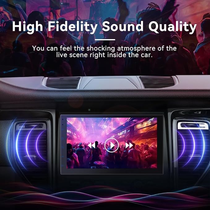 7 Inch Double Din carplay Screen,