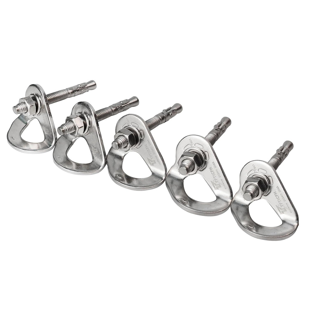 35kN UIAA Certified Heavy Duty Stainless Steel Climbing Bolt Hangers & Ex...