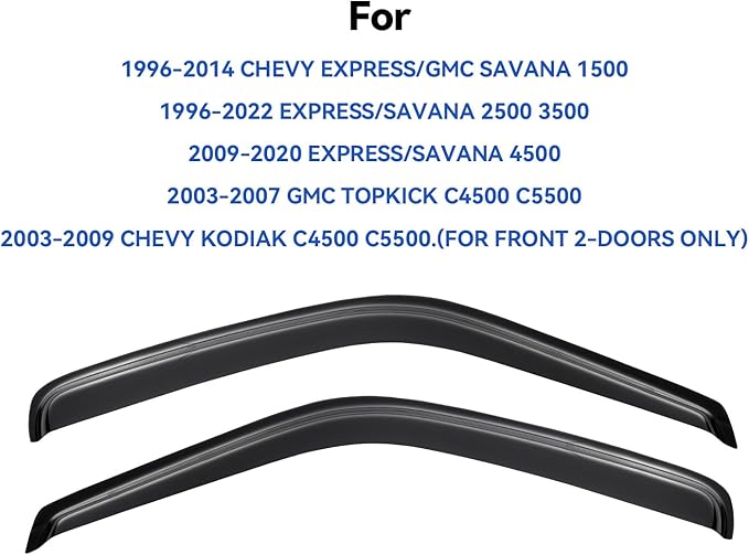 Window Visors Rain Guards Shield