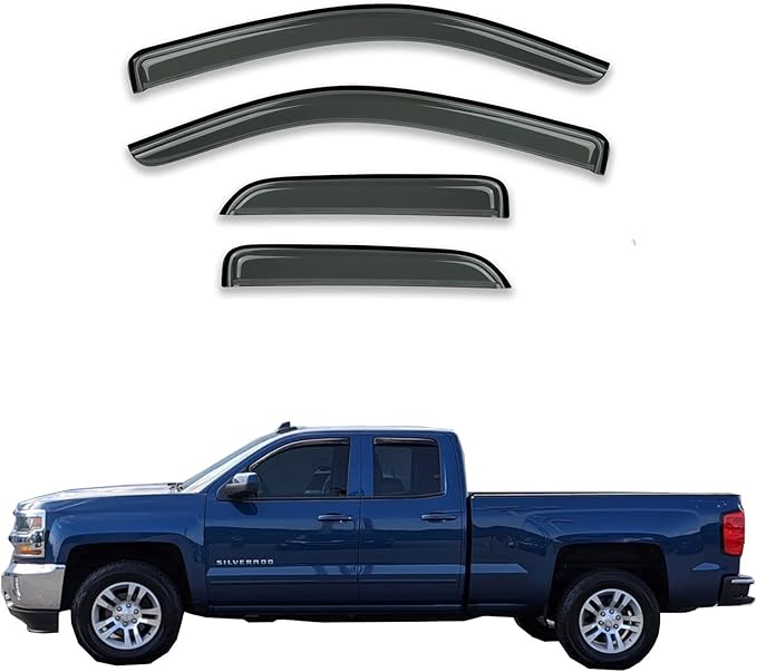 Smoke Sun/Rain Guards Window Visor Compatible