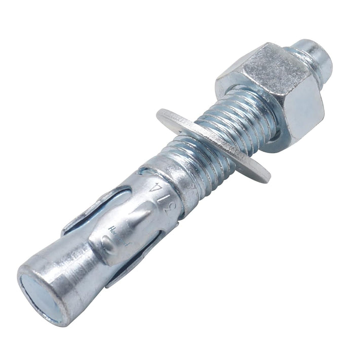 3/4 Concrete Anchors, 3/4 Wedge Anchors Bolts, 4-1/2" L, 10 Pcs