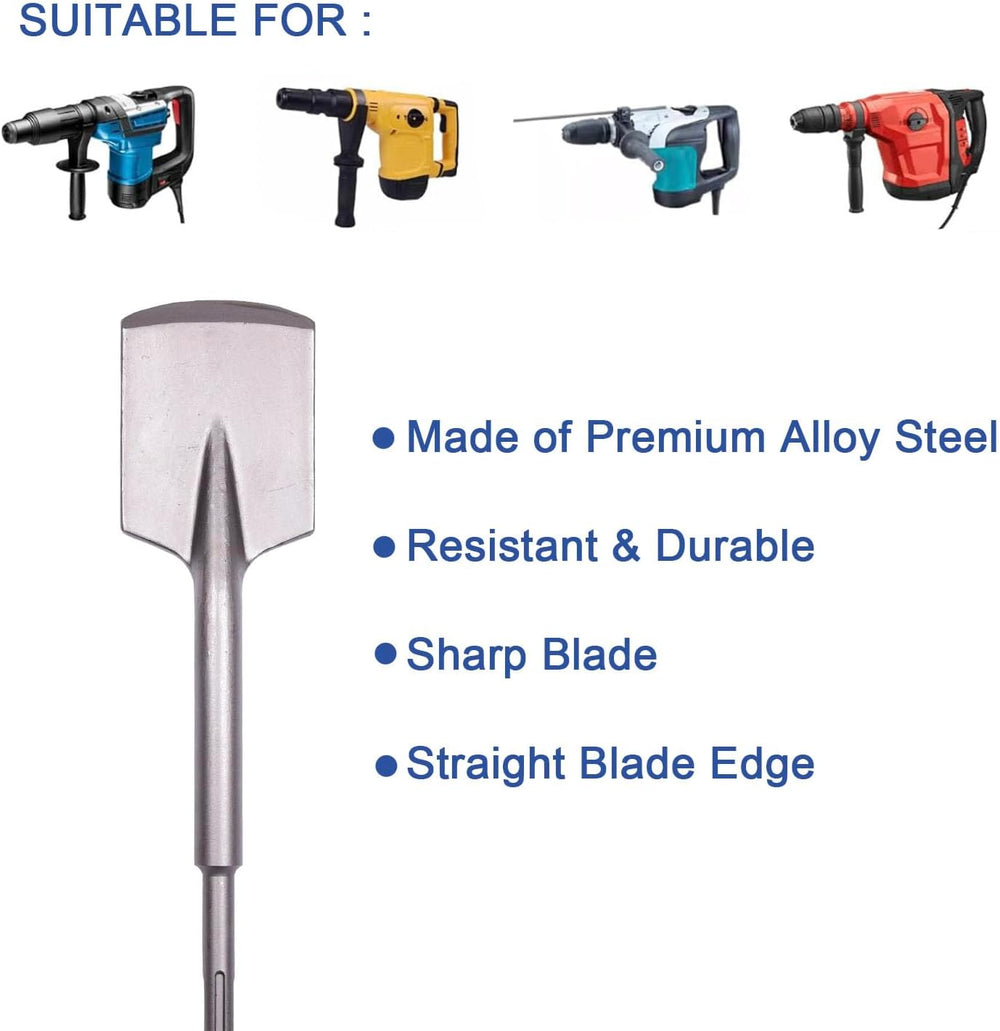 SDS-Max Shank Bits Chisel-4-1/3"x18" Clay Spade Alloy Steel Digging...