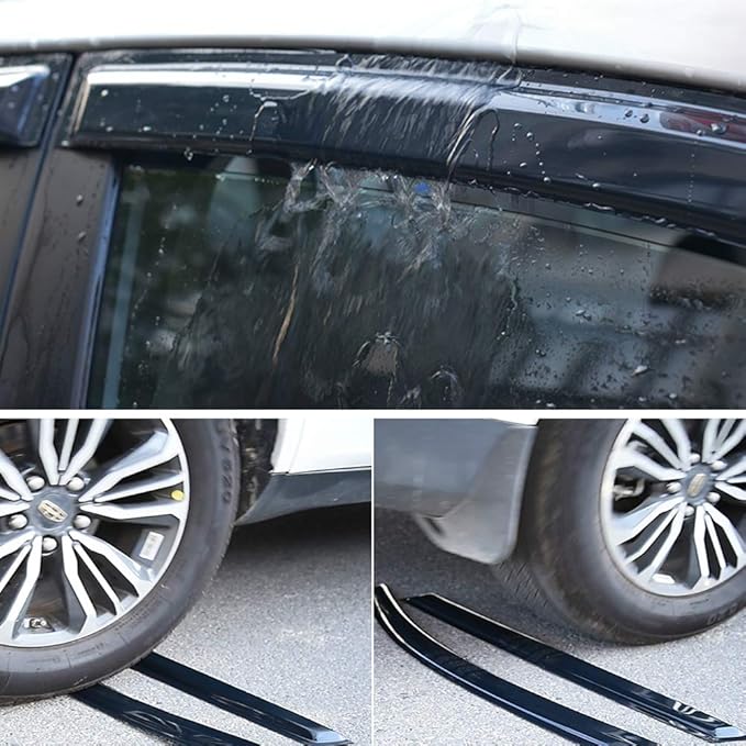 Side Window Visors Wind Deflector Set fit