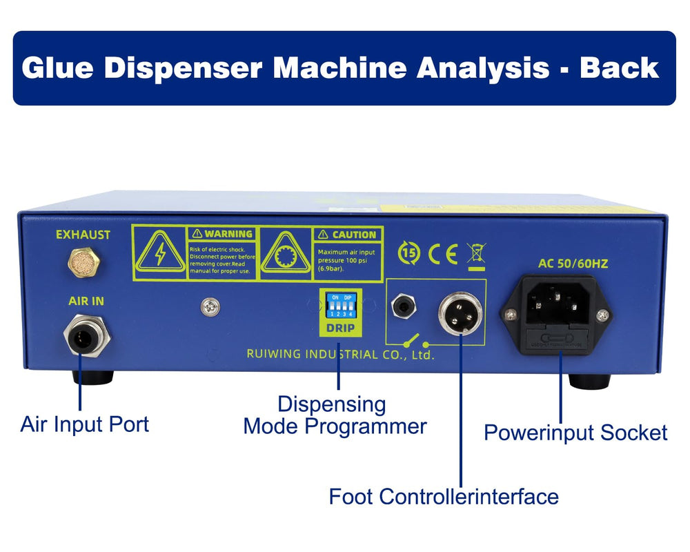 983A Auto Glue Dispenser AC 110V Automatic/Semi-Automatic Solder Paste Liquid...