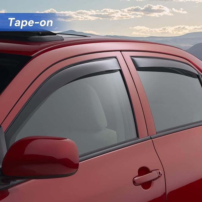 Window Visors Rain Guards for Toyota Corolla 2014-2019, Out-Channel Window Vent