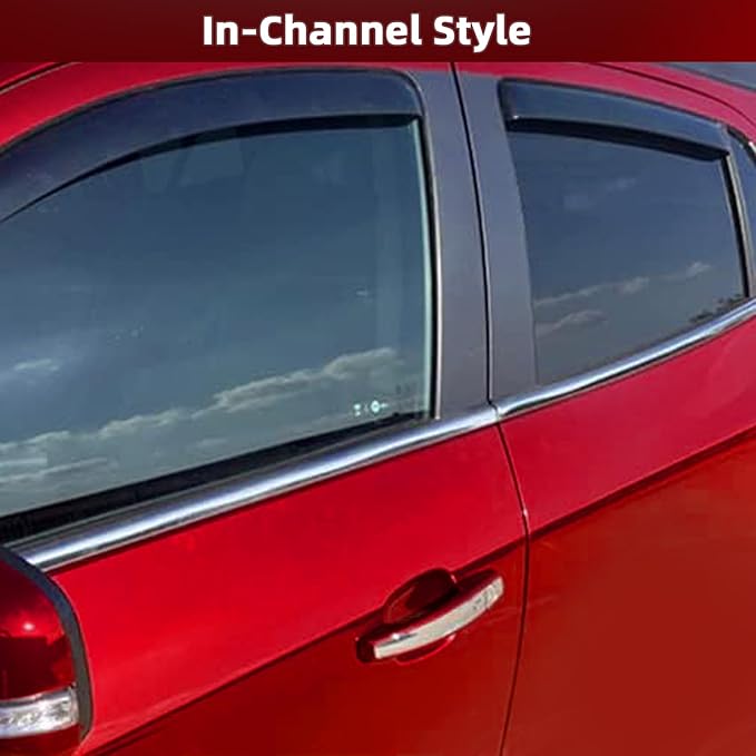 in Channel Rain Guards Fit for Buick Encore 2013-2023/Chevrolet Trax 2014 201...