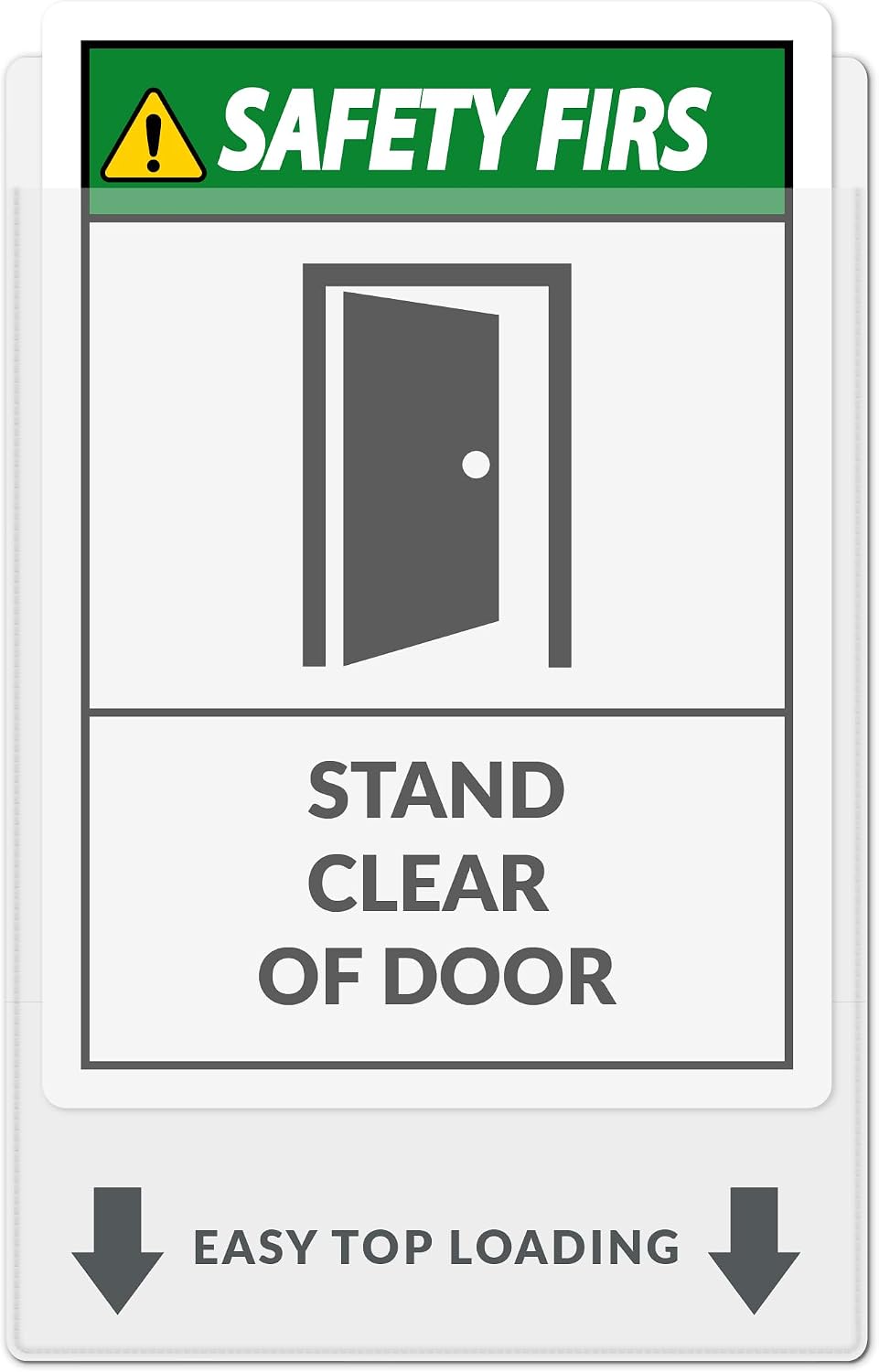 C-Line Clear Shop Ticket Holder, Self-Adhesive, 5 x 8, 50/Bx (70058)