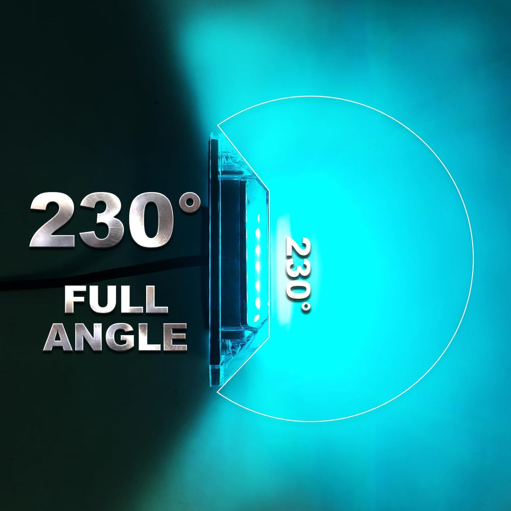 8 Pods Full Angle RGBW LED Rock Lights, 6500K Pure White RGB Rock Light for J...