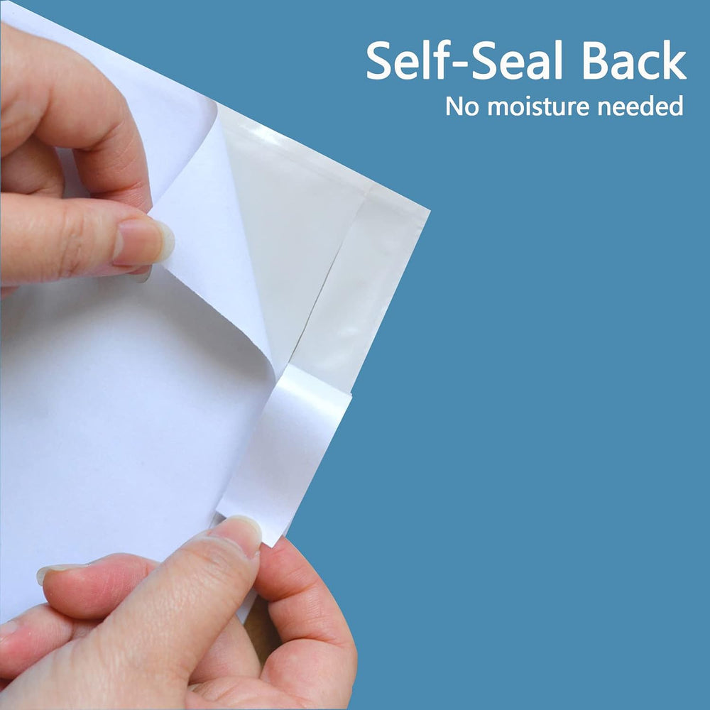 1000 PCS 7"x 10" Clear Self-Adhesive Packing List Envelopes - Plast...