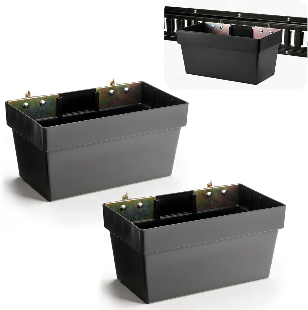 3 Pack Heavy Duty E Track Storage Bins, E-Track Accessories Tool Organizer fo...