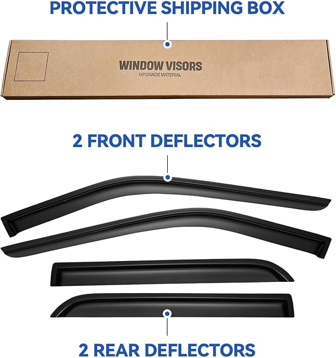 Window Visors Rain Guards Shield