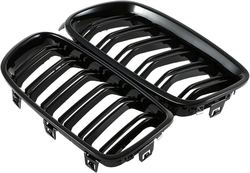 F30 Grill - Front Kidney Grille Black Grill for 2012-2018 BMW 3 Series F30 F3...