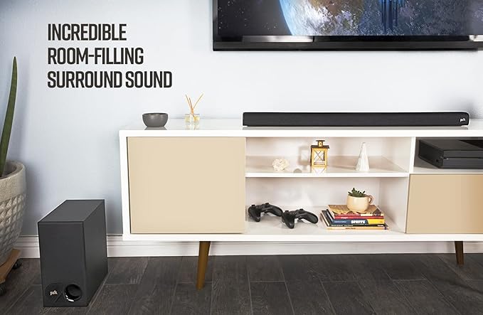Polk Audio Signa S2 Sound Bar & Wireless Subwoofer – Exclusive VoiceAdjust