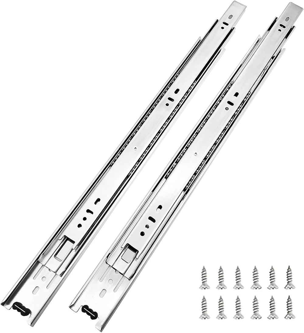 10 Pairs of 22 Inch Full Extension Side Mount Drawer Slides