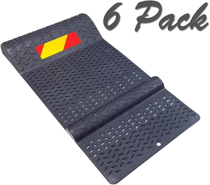 Electriduct Pack of 6 Plastic Parking Mat Guides