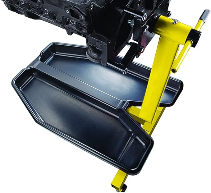 JEGS Engine Stand Drip Tray | Made In USA | Black Plastic Construction | Fits