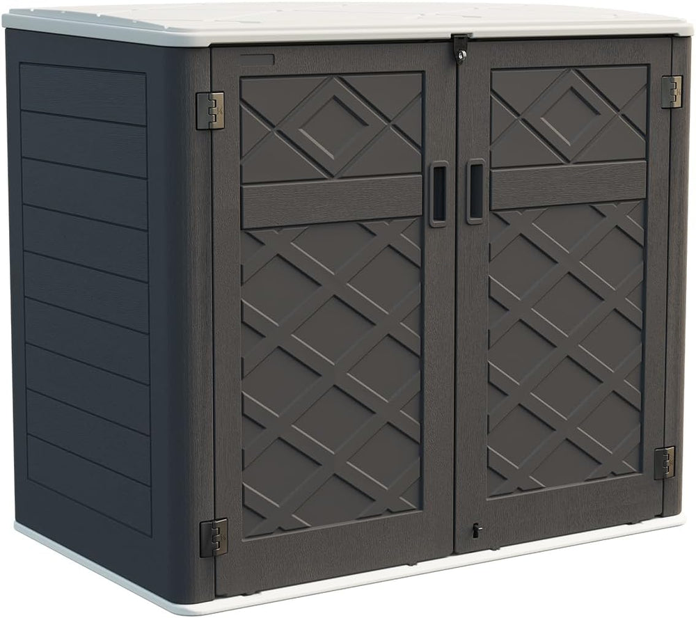 KINYING Larger Outdoor Storage Shed Weather Resistance, Resin Sheds & Out...