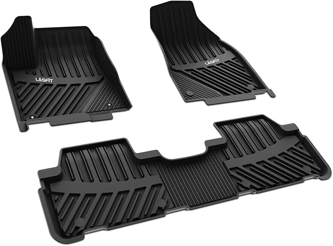 LASFIT Floor Mats for Toyota Highlander 2014-2019 All Weather Custom Fit Floor