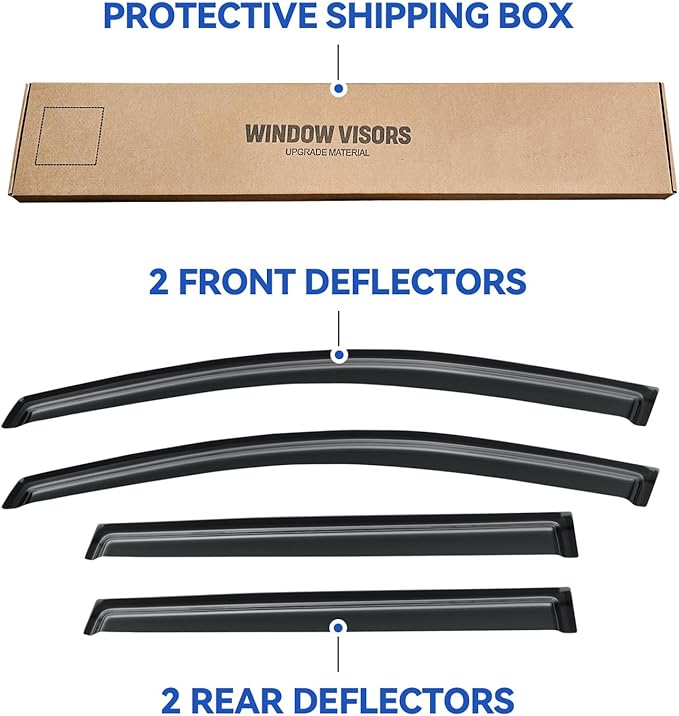Window Visors Rain Guards Shield