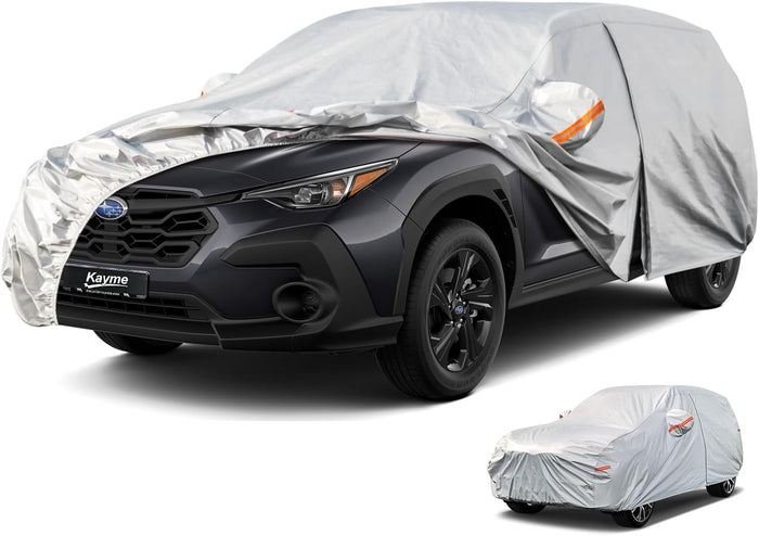 Kayme 6 Layers SUV Car Cover Waterproof All Weather, Outdoor Full SUV Cover