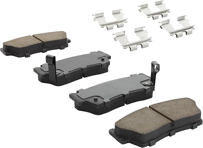 Premium Ceramic Front Brake Pads Compatible
