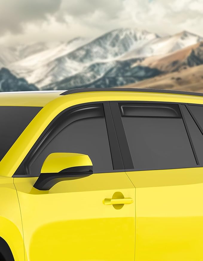 in-Channel Window Rain Guards Fit