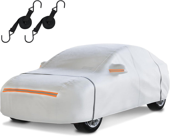 Car Cover Waterproof All Weather, 6 Layers