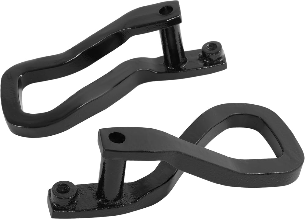 ALMULOO 2PCS Front Tow Recovery Hooks W/Bolts Compatible with 2019-2026 GMC S...