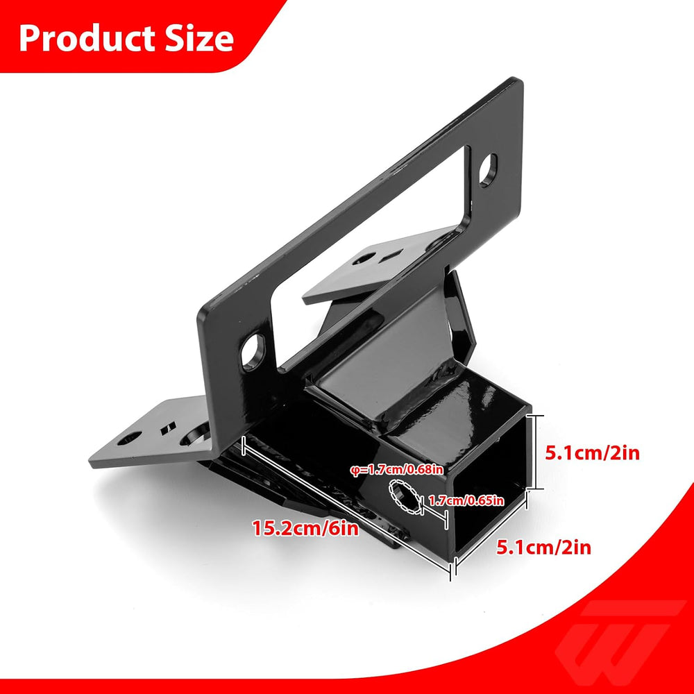 WeiSen 2" Front Lower Receiver Hitch Compatible with Can Am Defender HD5...