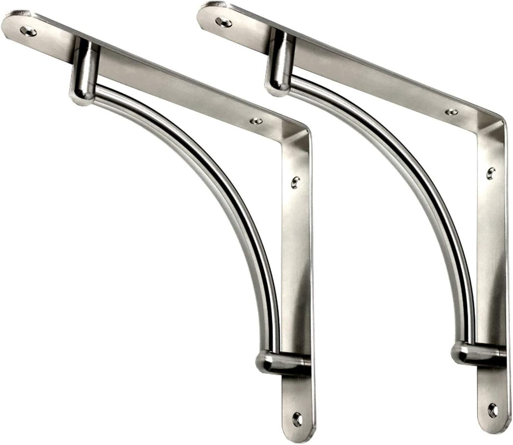 Desunia Decorative Contemporary Shelf Brackets - 8 3/4inches x 8 3/4inches - ...
