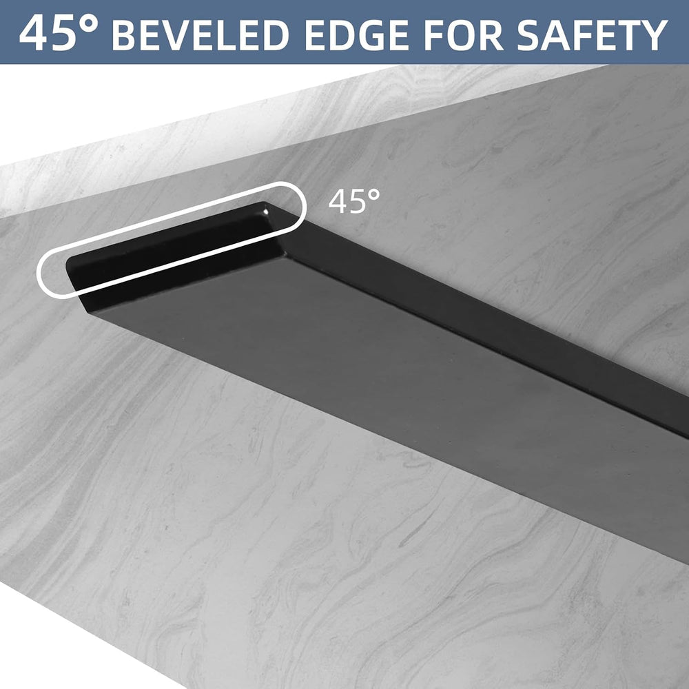 Hidden Island Countertop Support Bracket, Solid Heavy Duty Floating Shelf Bra...