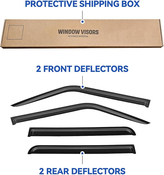 Window Visors Rain Guards Shield