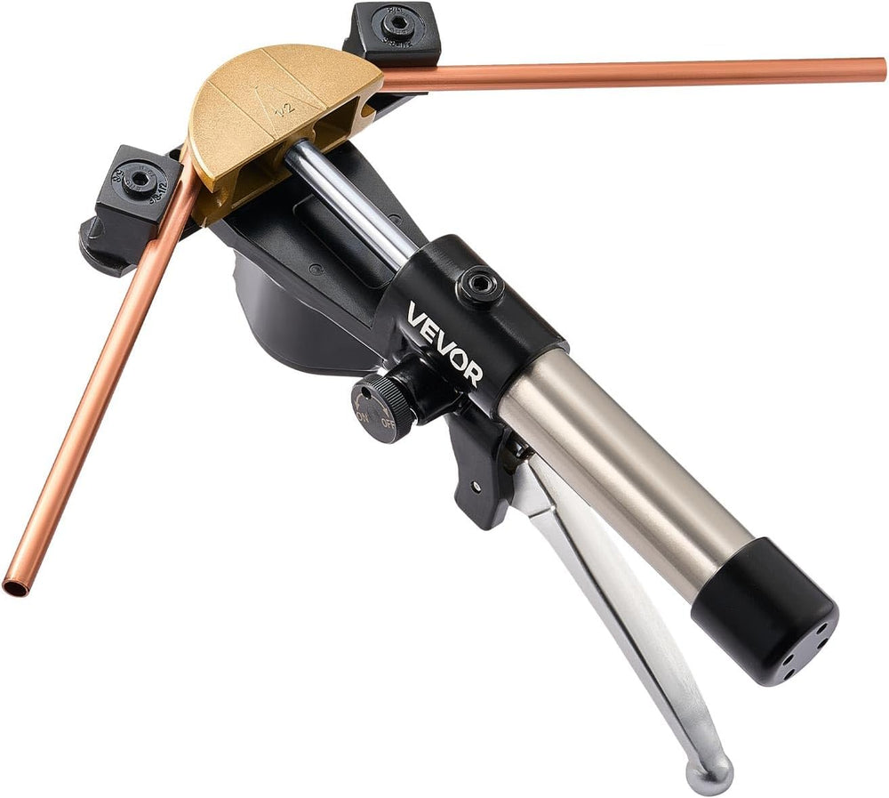 VEVOR Hydraulic Tubing Bender Kit, 1/4 to 7/8 Inch, Copper Tube Pipe Bender, ...