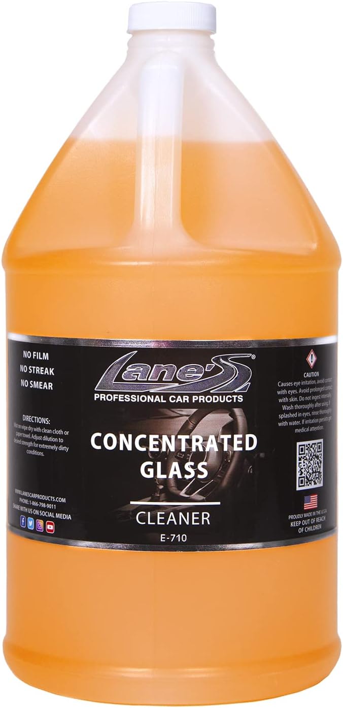 LANE'S Concentrated Auto Glass Cleaner- Window Cleaner, Windshield Cleaner-